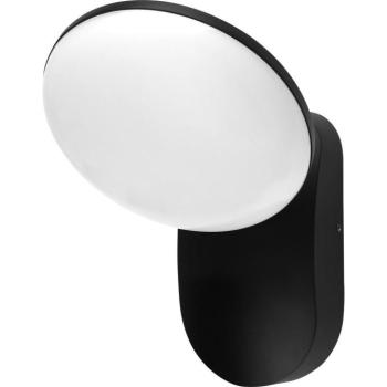 LED fali lámpa alumínium 12w fekete IP54, 2700K, meleg fehér, 1200 lm, Optonica, 7414 kép