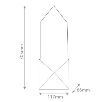 LED fali lámpa CAESAR, antik sárgaréz, magasság 31 cm Fém/Alabaster kép