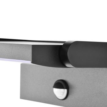 LED fali lámpa CMD 9081, érzékelő, antracit, 21 cm, CCT, IP54 kép