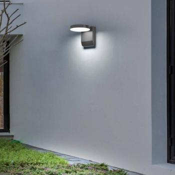 LED fali lámpa CMD 9082, antracit, szélesség 16 cm, CCT, IP54 kép