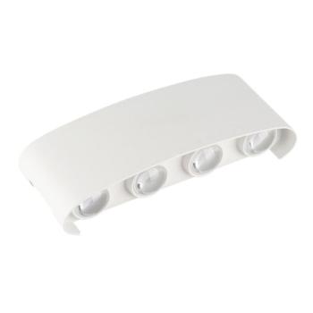LED fali lámpa - fehér, 8W, 3000K, meleg fehér, 680 lm, IP65, Optonica, 7412 kép