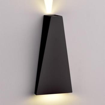 LED fali lámpa feketetel, 6W, 4000K, természetes fehér, 660 lm, IP54, Optonica, 7473 kép