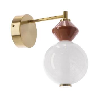 LED fali lámpa FLORES LED/7W/230V arany/barna 21-50694