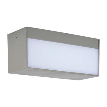 LED fali lámpa kétirányú, 12w, 6400K, hideg fehér, 1155lm, 90°, szürke, CRI>80, IP65, V-TAC, 218244 kép