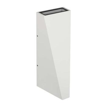 LED fali lámpa kétirányú háromszög alakú fény, 6w, 3000K, meleg fehér, 450lm, 120°, fehér, CRI>80, IP65, V-TAC, 218295 kép