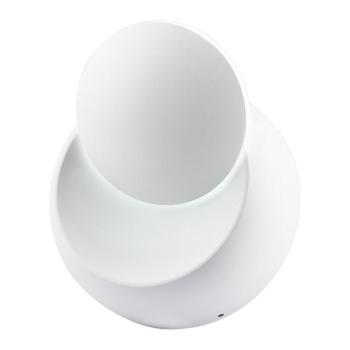 LED fali lámpa kétirányú kerek Bridgelux, 5w, 4000K, természetes fehér, 645lm, 120°, fehér, CRI>80, V-TAC, 217093 kép