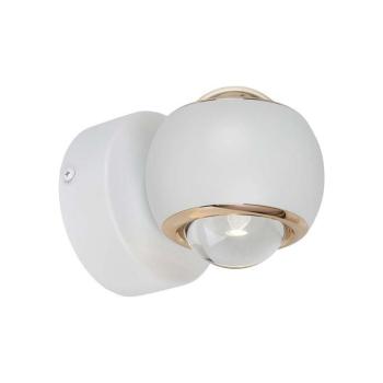 LED fali lámpa kétirányú kerek IP20, 10w, 3000K, meleg fehér, 950lm, 60°, fehér, CRI>80, V-TAC, 23008 kép
