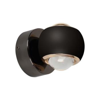 LED fali lámpa kétirányú kerek IP20, 10w, 3000K, meleg fehér, 950lm, 60°, fekete, CRI>80, V-TAC, 23007 kép