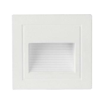 LED fali lámpa lépcsővilágító négyzet alakú, 5w, 3000K, meleg fehér, 380lm, 270°, fehér, CRI>80, IP65, V-TAC, 10377 kép