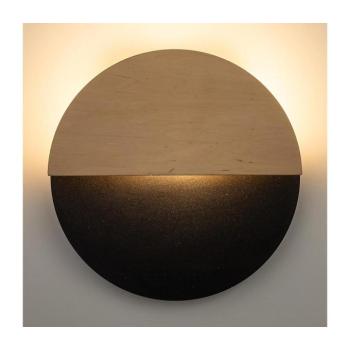 LED fali lámpa LUNA LED/7W/230V átm. 26 cm fekete/bézs 40861 kép