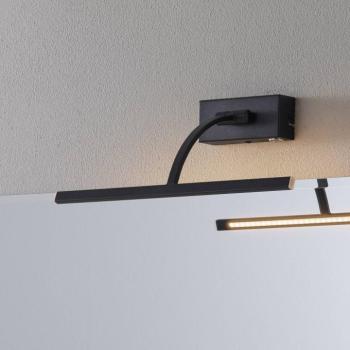 LED fali lámpa Matisse, szélesség 34 cm, fekete kép