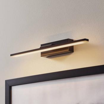 LED fali lámpa Miroir 40 cm fekete 3000K