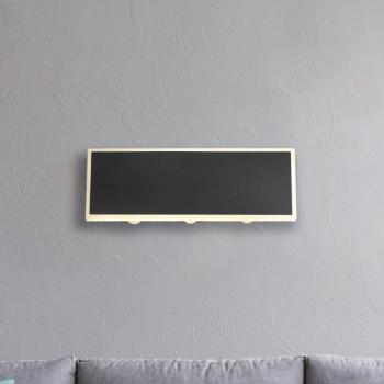 LED fali lámpa Saidy, szélesség 25 cm, fekete, fém kép