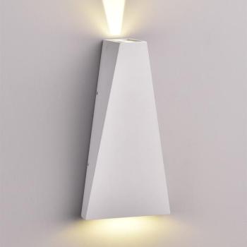 LED fali lámpa szürketel, 6W, 3000K, meleg fehér, 660 lm, IP54, Optonica, 7471 kép