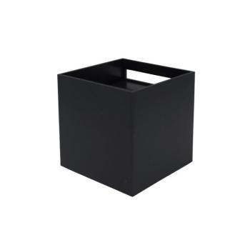 LED fali lámpatest 2x3W 3000K IP65 fekete CUBE, 6W, meleg fehér, 450lm, CRI≥80, LED line, LL-478146-II kép