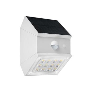LED fali napelemes lámpa érzékelővel LED/2,5W/3,7V IP65 1200 mAh fehér 24097 kép