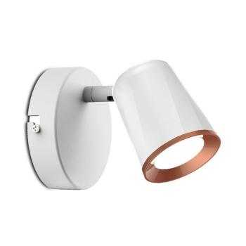 LED fali spot lámpa, 5w, 3000K, meleg fehér, 540lm, 100°, fehér, V-TAC, 218250 kép