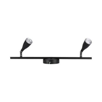 LED fali spot lámpa fej, 9w, 4000K, természetes fehér, 840lm, 100°, fekete, V-TAC, 218269 kép