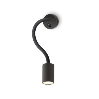 LED fali spot lámpa FELIX-A 4W 4000K 280lm ø60*380mm fekete 2103490 VITO kép