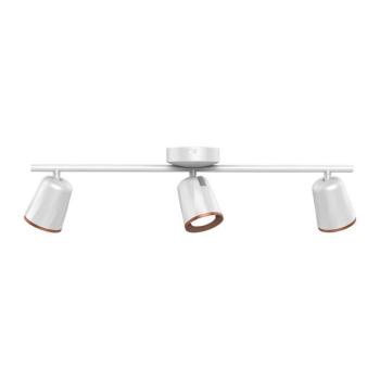 LED fali spot lámpa tripla fej, 15w, 3000K, meleg fehér, 1620lm, 100°, fehér, V-TAC, 218258 kép