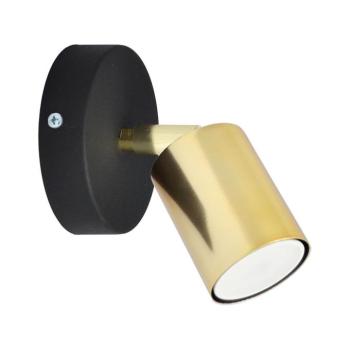 LED Fali spotlámpa TUNE 1xGU10/4,8W/230V arany/fekete R-KM 1927/1 BK+GO MAT kép