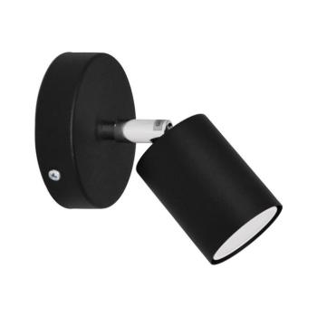 LED Fali spotlámpa TUNE 1xGU10/4,8W/230V fekete R-KM 1927/1 BK+CH+BK kép