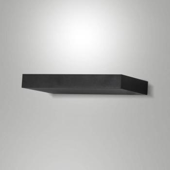 LED fali világítás Guia, fekete, fém, 24 cm széles kép