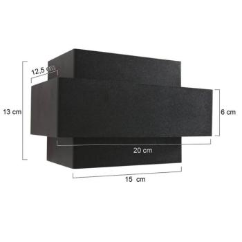 LED fali világítás Muro 3368, fekete, fel/le, G9, 2700 K kép