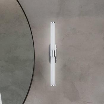 LED fali világítás Runt, króm, 4000 K, IP44, hosszúság 40 cm kép