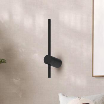 LED fali világítás Swing, magasság 30 cm, CCT, fém, fekete kép