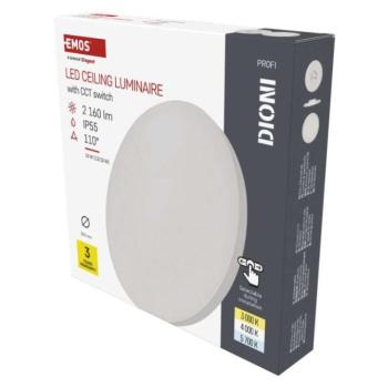 LED felületi lámpatest DIONI kerek, fehér, 18W, CCT kép