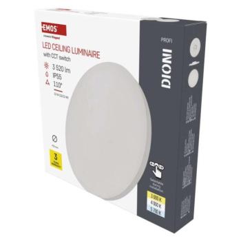 LED felületi lámpatest DIONI kerek, fehér, 32W, CCT kép