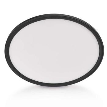 LED felületi lámpatest FLORI fekete, fehér, 18W, semleges fehér kép