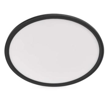 LED felületi lámpatest FLORI fekete, fehér, 22W, semleges fehér kép