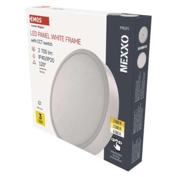 LED felületi lámpatest NEXXO, kerek, fehér, 28,5W, CCT kép