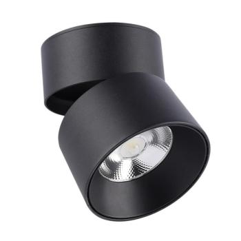LED felületre szerelhető forgatható spot lámpa LAZY-20 20W 1880lm COB 3000K (meleg fehér) Ø93x110 fekete 2102900 VITO kép