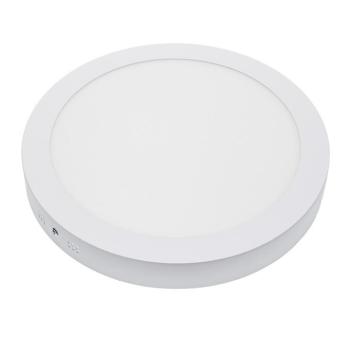 LED felületre szerelhető, kerek panel ac85-260v, 24W, 2800K, meleg fehér, 1920 lm, Optonica, 2412 kép