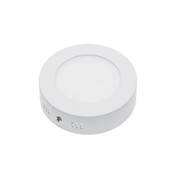 LED felületre szerelhető, kerek panel ac85-260v, 6W, 6000K, hideg fehér, 480 lm, Optonica, 2401 kép