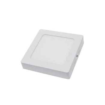 LED felületre szerelhető panel, négyzet alakú, 12W, 6000K, hideg fehér, 960 lm, Optonica, 2252 kép