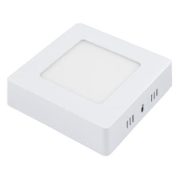 LED felületre szerelhető panel, négyzet alakú, 6W, 2800K, meleg fehér, 480 lm, Optonica, 2238 kép