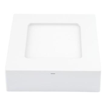 LED felületű négyzet alakú panel CCT színváltós, 6W, 450 lm, fehér, IP44, Optonica, 2539 kép
