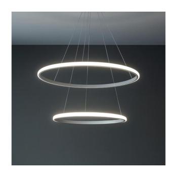 LED fényerőszabályozható, kábelre függesztett csillár LED/55W/230V 3000-6500K átm. 60 cm + távirányító TB2301/W kép