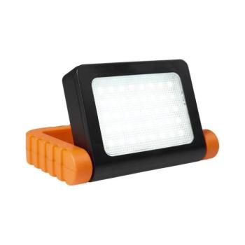 LED fényerőszabályozható napelemes tölthető reflektor LED/10W/5V USB 6500K IP44 1800 mAh FCL-80144 kép