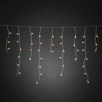LED fényfüggöny jégeső sárga színű transzp. 5m kép
