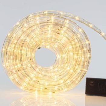 LED fénykábel, 10M, IP44, programozható, meleg fehér, 3000K, Eurolamp, 503305 kép