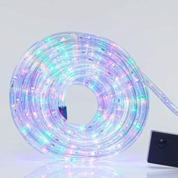 LED fénykábel, 10M, IP44, programozható, színes, RGB, Eurolamp, 243640 kép