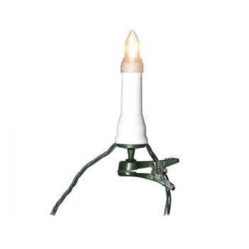 LED fénylánc felső izzók IP44 borostyán 16-flame kép