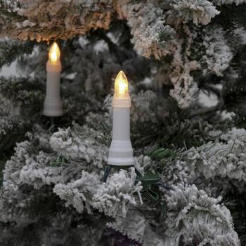 LED fénylánc felső izzók IP44 borostyán 25 izzó kép