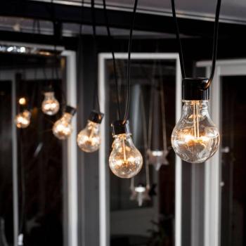 LED fénylánc sörkert alapkészlet, borostyán színű kép