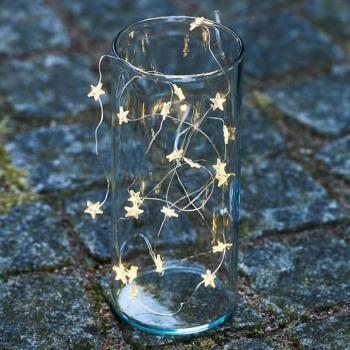 LED fénylánc Trille, 20 lámpa, ezüstszínű kábel kép